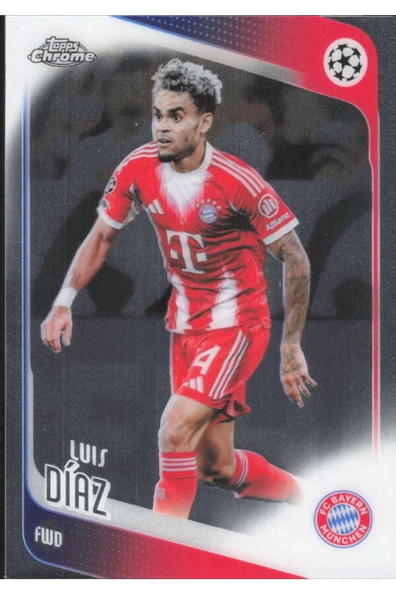 2025-26 TOPPS CHROME UEFA CLUB COMPETITIONS #179 LUIS DIAZ FC BAYERN MUNCHEN