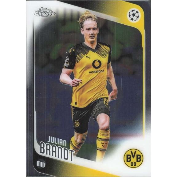 2025-26 TOPPS CHROME UEFA CLUB COMPETITIONS #81 JULIAN BRANDT BORUSSIA DORTMUND