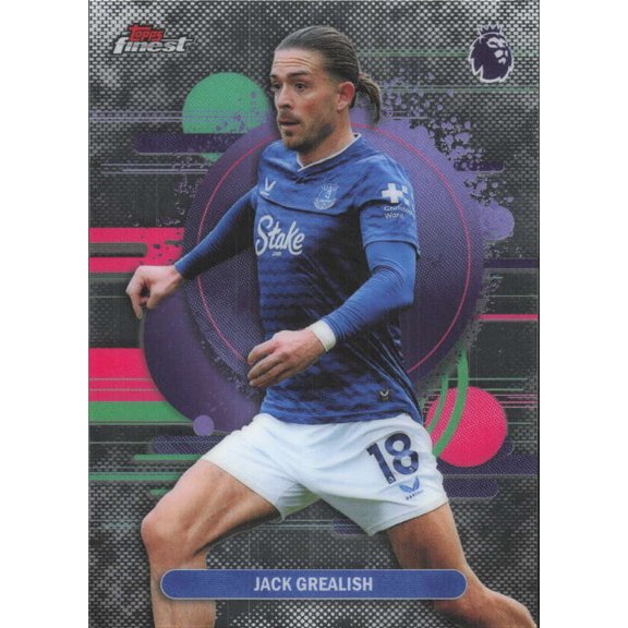 2025-26 TOPPS FINEST PREMIER LEAGUE #143 JACK GREALISH UNCOMMON EVERTON