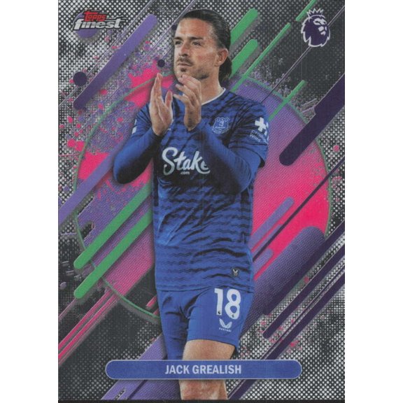 2025-26 TOPPS FINEST PREMIER LEAGUE #243 JACK GREALISH RARE EVERTON