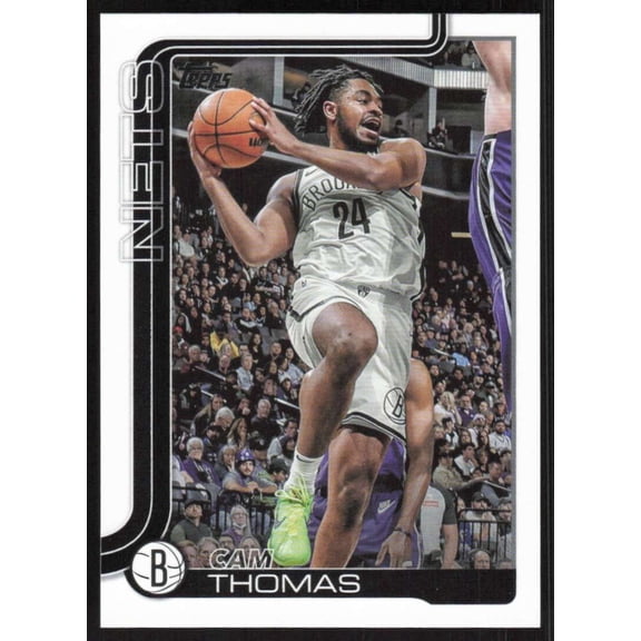 2025-26 TOPPS FLAGSHIP #11 CAM THOMAS BROOKLYN NETS