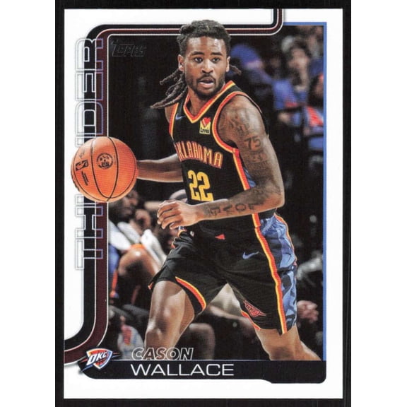 2025-26 TOPPS FLAGSHIP #119 CASON WALLACE OKLAHOMA CITY THUNDER