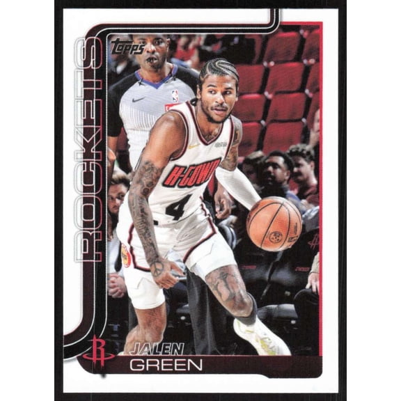 2025-26 TOPPS FLAGSHIP #175 JALEN GREEN HOUSTON ROCKETS