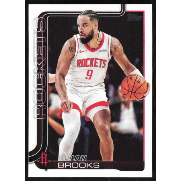 2025-26 TOPPS FLAGSHIP #181 DILLON BROOKS HOUSTON ROCKETS