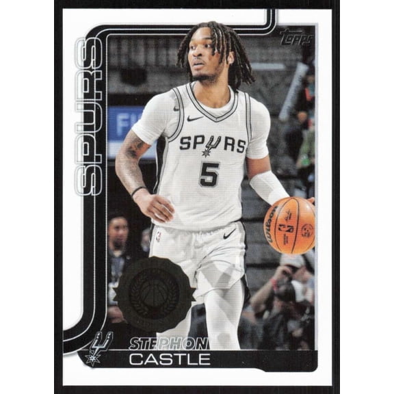 2025-26 TOPPS FLAGSHIP #197 STEPHON CASTLE SAN ANTONIO SPURS