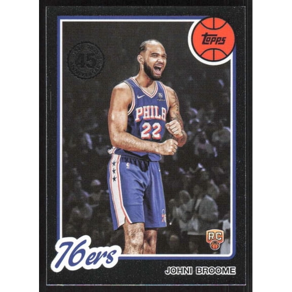 2025-26 TOPPS FLAGSHIP 1980-81 TOPPS #80BK-78 JOHNI BROOME RC PHILADELPHIA 76ERS