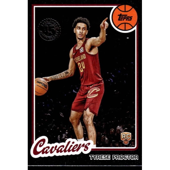 2025-26 TOPPS FLAGSHIP 1980-81 TOPPS #80BK-92 TYRESE PROCTOR RC CLEVELAND CAVALIERS