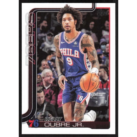 2025-26 TOPPS FLAGSHIP #27 KELLY OUBRE JR. PHILADELPHIA 76ERS