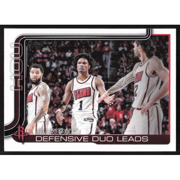 2025-26 TOPPS FLAGSHIP #297 AMEN THOMPSON HOUSTON ROCKETS