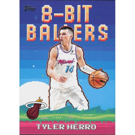 2025-26 TOPPS FLAGSHIP 8-BIT BALLERS #8B-2 TYLER HERRO MIAMI HEAT
