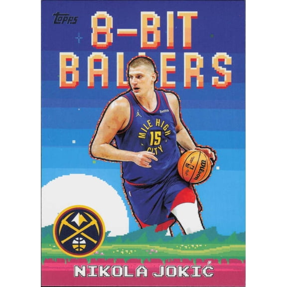 2025-26 TOPPS FLAGSHIP 8-BIT BALLERS #8B-20 NIKOLA JOKIC DENVER NUGGETS