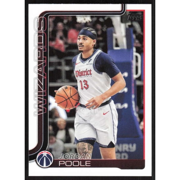2025-26 TOPPS FLAGSHIP #94 JORDAN POOLE WASHINGTON WIZARDS