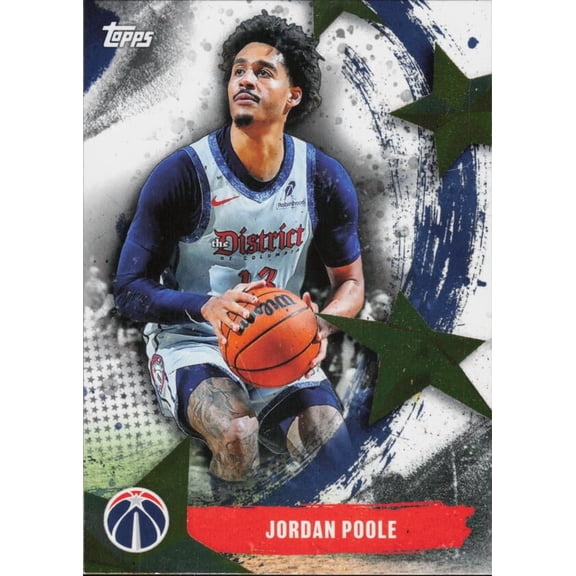 2025-26 TOPPS FLAGSHIP STARS OF THE NBA #SA-17 JORDAN POOLE WASHINGTON WIZARDS