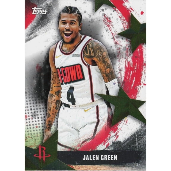 2025-26 TOPPS FLAGSHIP STARS OF THE NBA #SA-23 JALEN GREEN HOUSTON ROCKETS