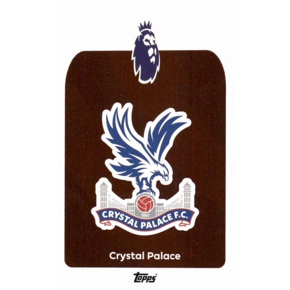 2025-26 TOPPS PREMIER LEAGUE #109 TEAM BADGE CRYSTAL PALACE
