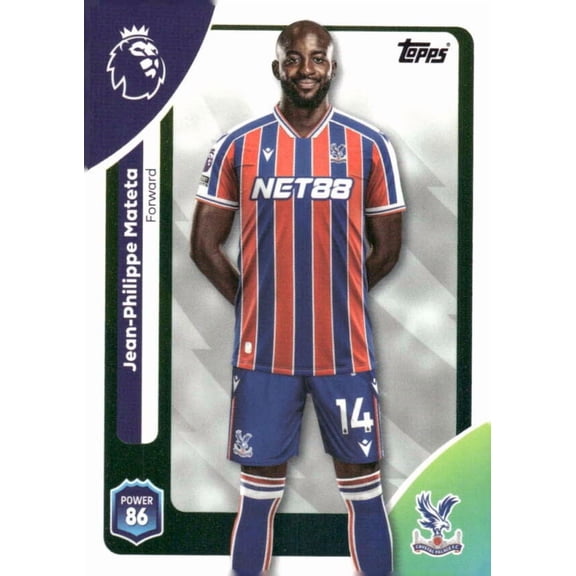 2025-26 TOPPS PREMIER LEAGUE #123 JEAN-PHILIPPE MATETA CRYSTAL PALACE