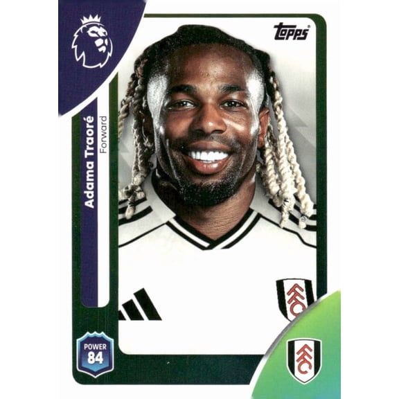 2025-26 TOPPS PREMIER LEAGUE #157 ADAMA TRAORE FULHAM