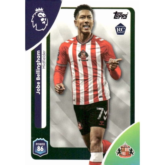 2025-26 TOPPS PREMIER LEAGUE #352 JOBE BELLINGHAM RC SUNDERLAND