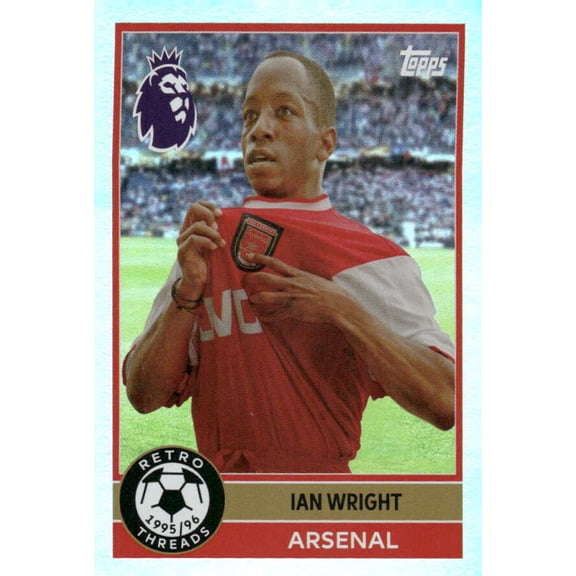 2025-26 TOPPS PREMIER LEAGUE #381 IAN WRIGHT RETRO THREADS ARSENAL