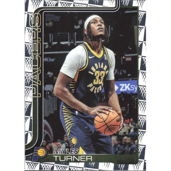 2025-26 TOPPS SEASON TIP #49 MYLES TURNER INDIANA PACERS