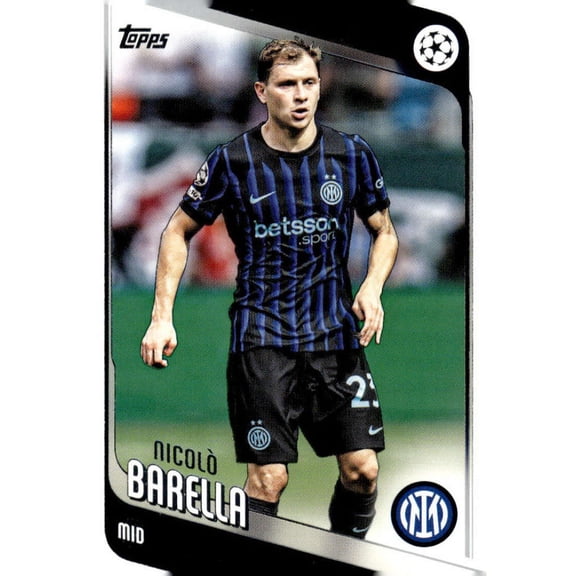 2025-26 TOPPS UEFA CLUB COMPETITIONS #108 NICOLO BARELLA INTER MILAN