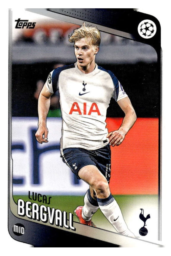 2025-26 TOPPS UEFA CLUB COMPETITIONS #121 LUCAS BERGVALL TOTTENHAM HOTSPUR