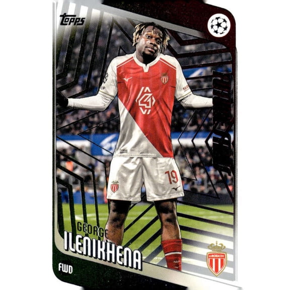 2025-26 TOPPS UEFA CLUB COMPETITIONS #129 GEORGE ILENIKHENA AS MONACO