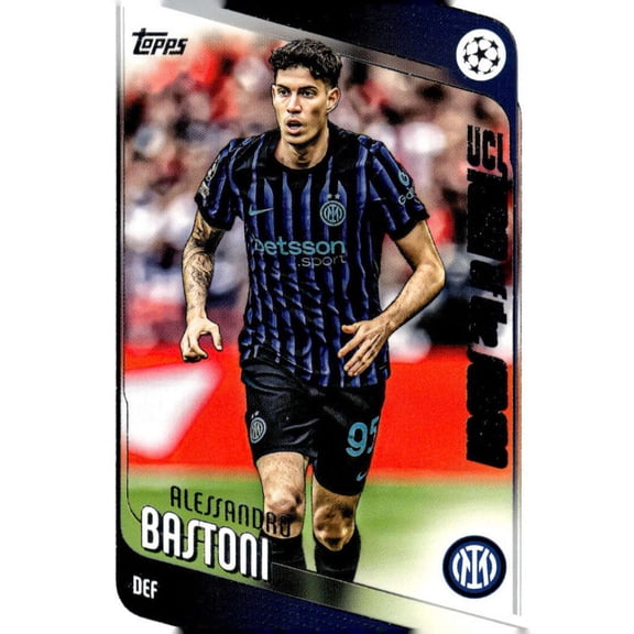 2025-26 TOPPS UEFA CLUB COMPETITIONS #143 ALESSANDRO BASTONI INTER MILAN