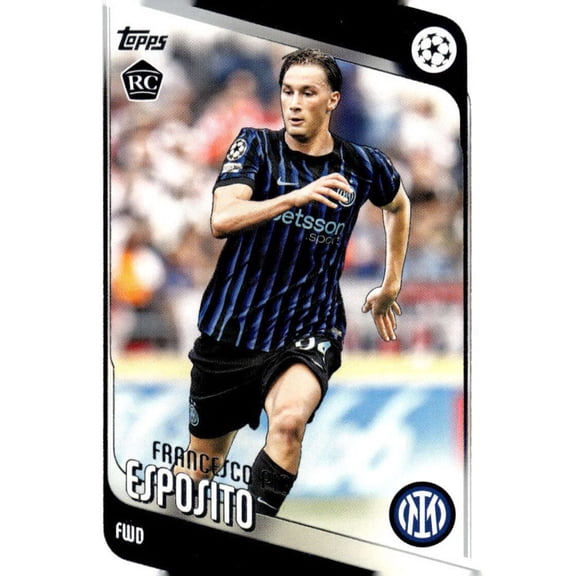 2025-26 TOPPS UEFA CLUB COMPETITIONS #163 FRANCESCO PIO ESPOSITO RC INTER MILAN