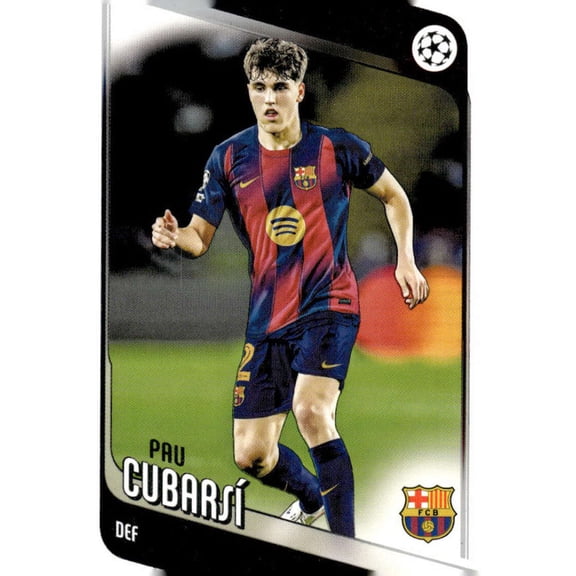2025-26 TOPPS UEFA CLUB COMPETITIONS #183 PAU CUBARSI FC BARCELONA