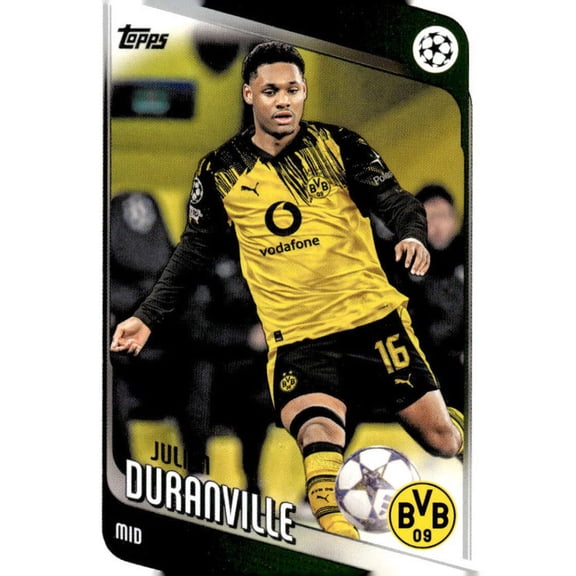 2025-26 TOPPS UEFA CLUB COMPETITIONS #25 JULIEN DURANVILLE BORUSSIA DORTMUND