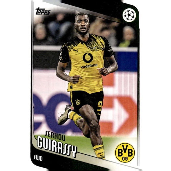 2025-26 TOPPS UEFA CLUB COMPETITIONS #59 SERHOU GUIRASSY BORUSSIA DORTMUND