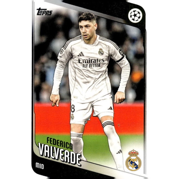 2025-26 TOPPS UEFA CLUB COMPETITIONS #65 FEDERICO VALVERDE REAL MADRID CF