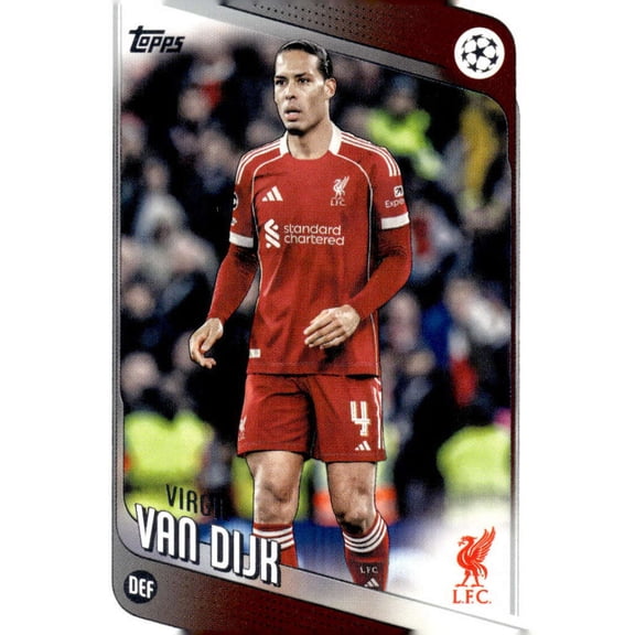 2025-26 TOPPS UEFA CLUB COMPETITIONS #79 VIRGIL VAN DIJK LIVERPOOL