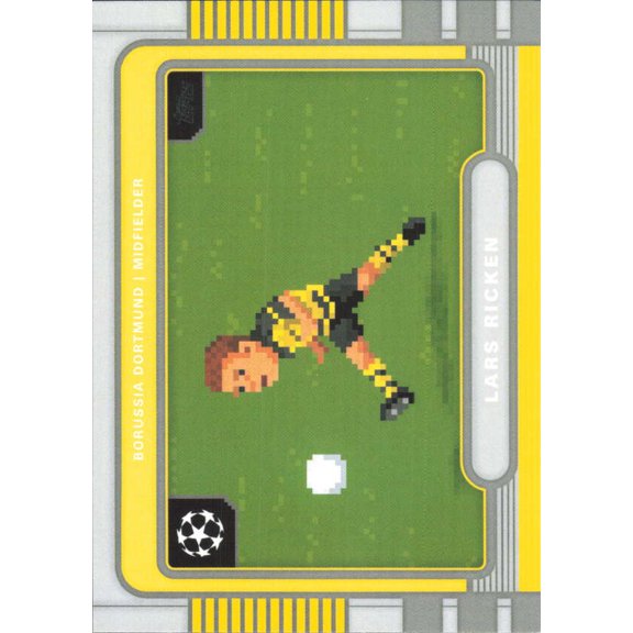 2025-26 TOPPS UEFA CLUB COMPETITIONS 8-BIT SHOTS #8B-12 LARS RICKEN BORUSSIA DORTMUND