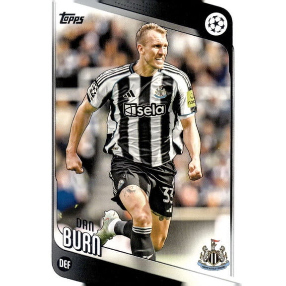 2025-26 TOPPS UEFA CLUB COMPETITIONS #91 DAN BURN NEWCASTLE UNITED
