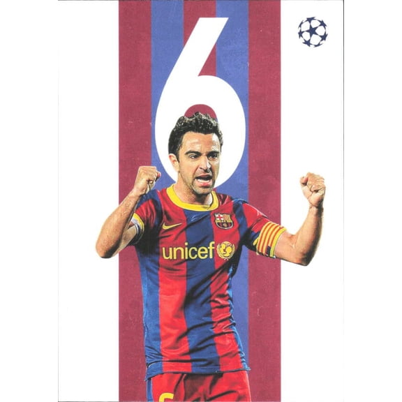 2025-26 TOPPS UEFA CLUB COMPETITIONS BEST OF THE BEST: LEGENDARY NUMBERS #BB-10 XAVI HERNANDEZ FC BARCELONA