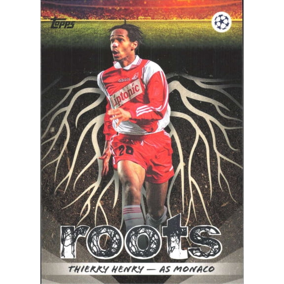 2025-26 TOPPS UEFA CLUB COMPETITIONS ROOTS #RT-18 THIERRY HENRY AS MONACO