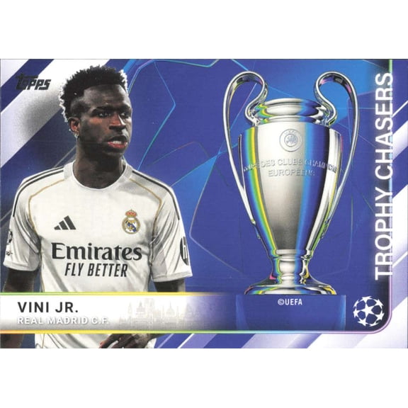 2025-26 TOPPS UEFA CLUB COMPETITIONS TROPHY CHASERS #TC-30 VINI JR. REAL MADRID CF