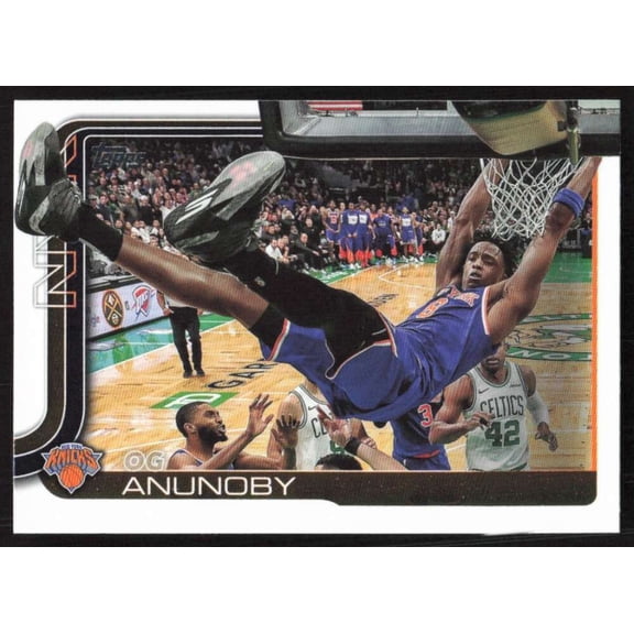 2025-26 Topps #15 OG Anunoby New York Knicks NBA Basketball Base Trading Card