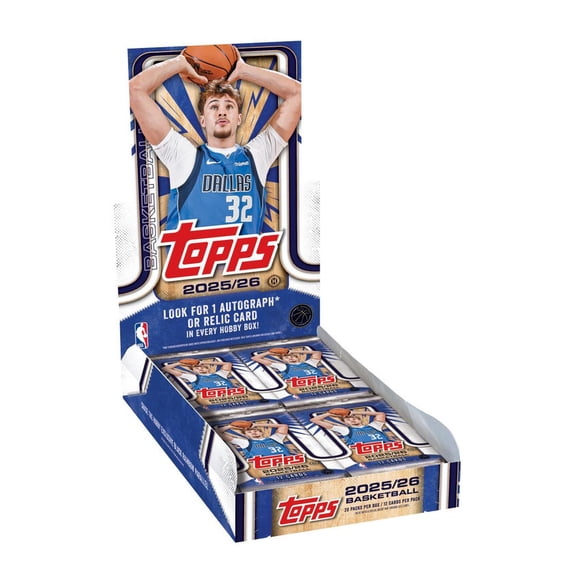2025-26 Topps Basketball Hobby Box Cards