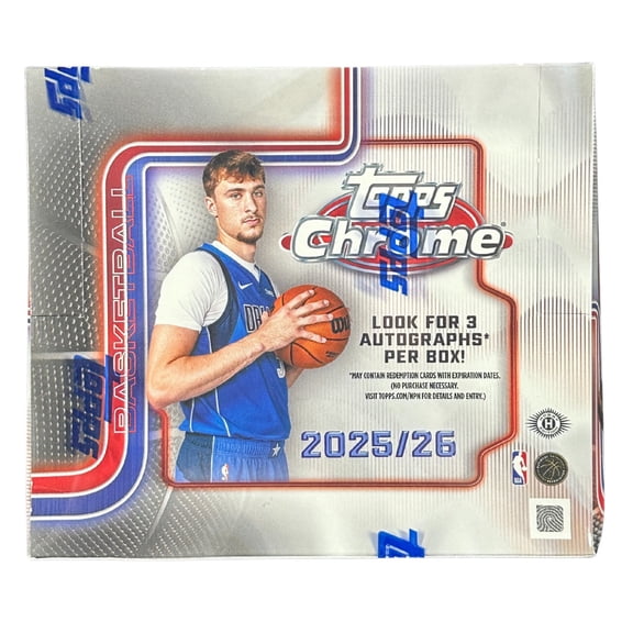 2025/26 Topps Chrome Basketball Jumbo Hobby Box