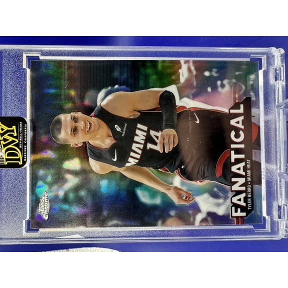 2025-26 Topps Chrome Basketball Tyler Herro Fanatical CAse hit Sp Miami Heat