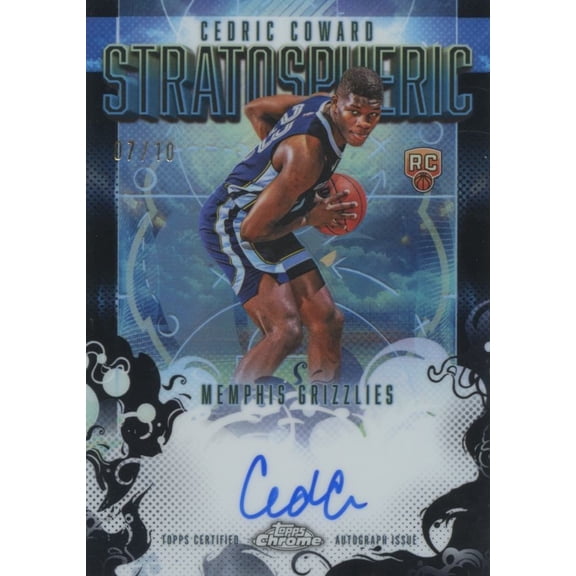 2025-26 Topps Chrome Cedric Coward Rookie 10 Topps