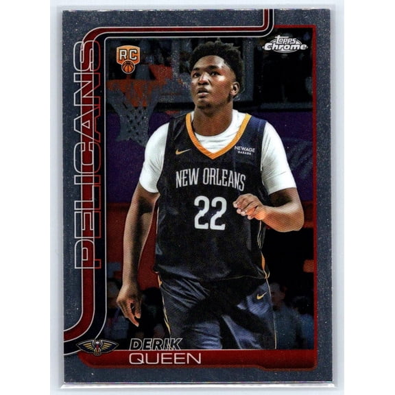 2025-26 Topps Chrome Derik Queen #263 RC