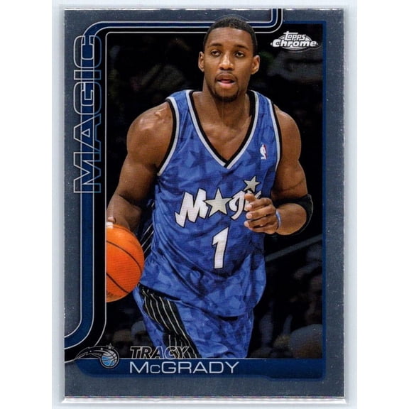 2025-26 Topps Chrome Basketball Card Near Mint Tracy McGrady Orlando Magic #245