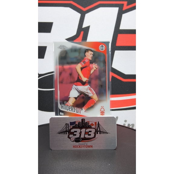 2025-26 Topps Chrome UEFA Club Competitions Elliot Anderson Nottingham Forest #96 Soccer Card