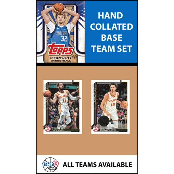 2025-26 Topps Flagship Team Set Atlanta Hawks Trae Young