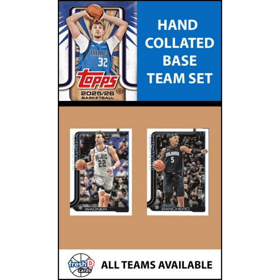 2025-26 Topps Flagship Team Set Orlando Magic Paolo Banchero Wagner