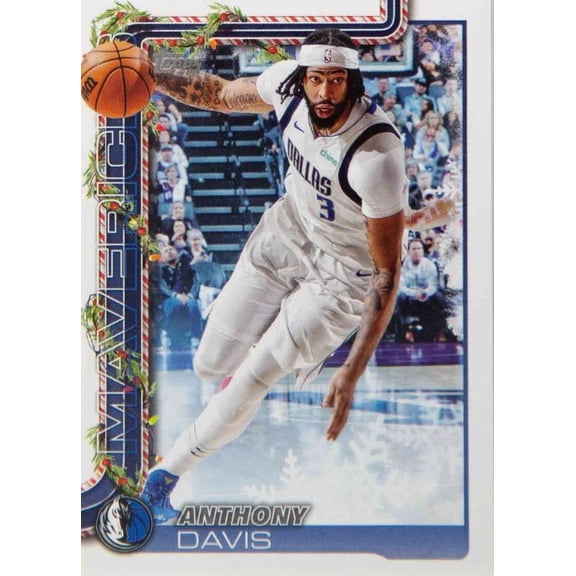 2025-26 Topps Holiday Basketball Card #H136 Anthony Davis NM-MT Dallas Mavericks Dallas Mavericks NBA Basketball Trading Card